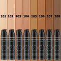 8-Shade Full Coverage Liquid Foundation – Waterproof Korean Formula