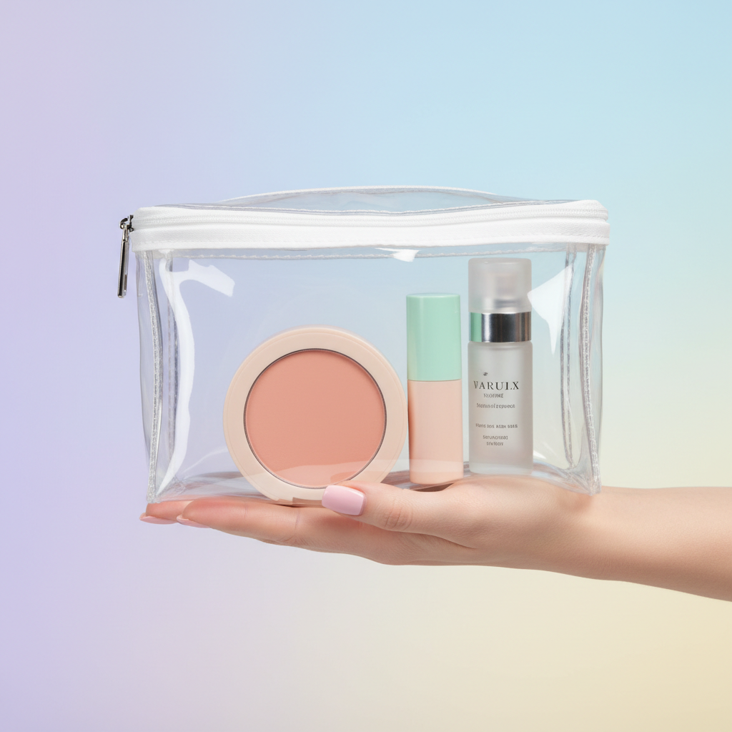 Clear Travel Makeup Organizer Bag