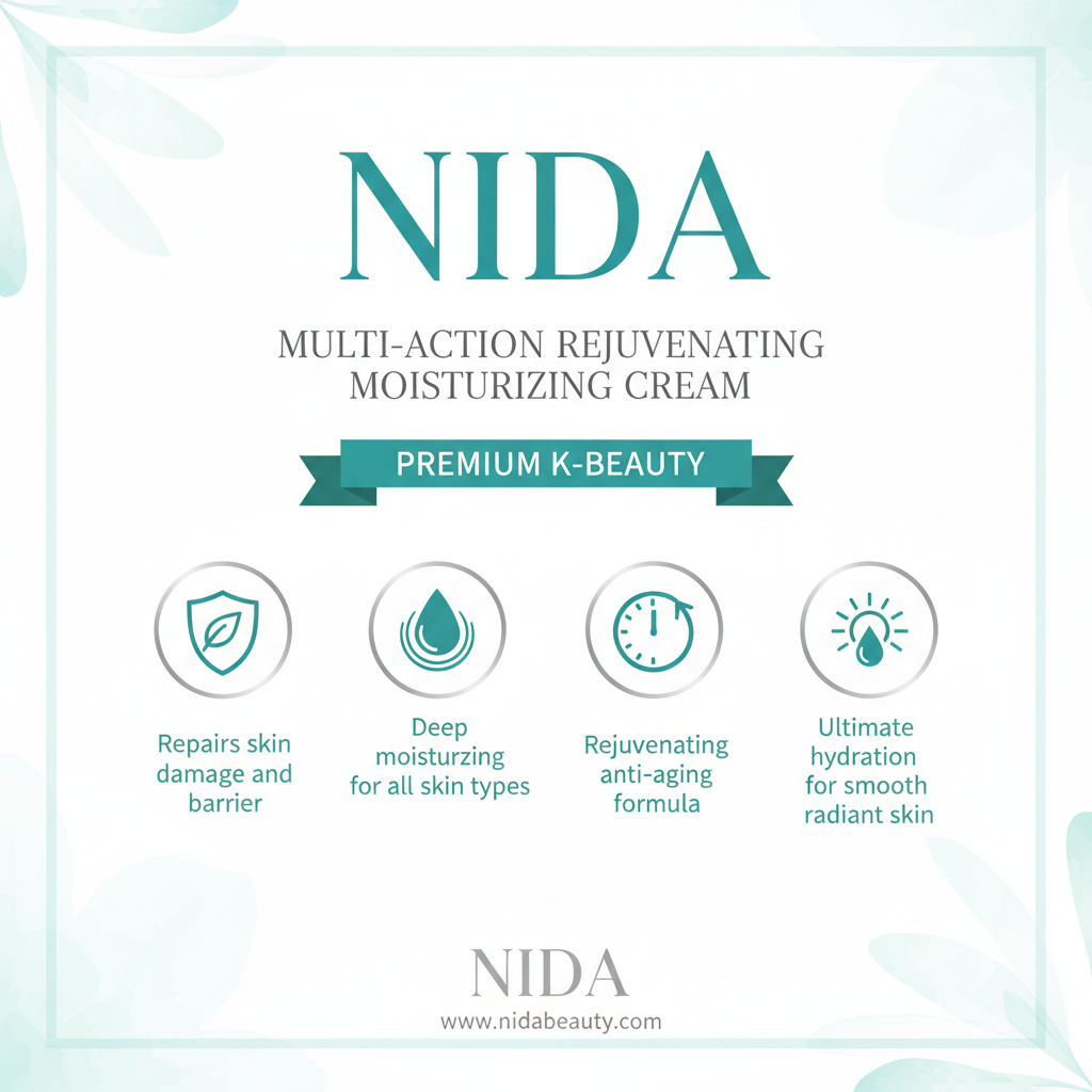 NIDA Multi-Action Rejuvenating Face Cream – Repairs, Hydrates & Restores All Skin Types