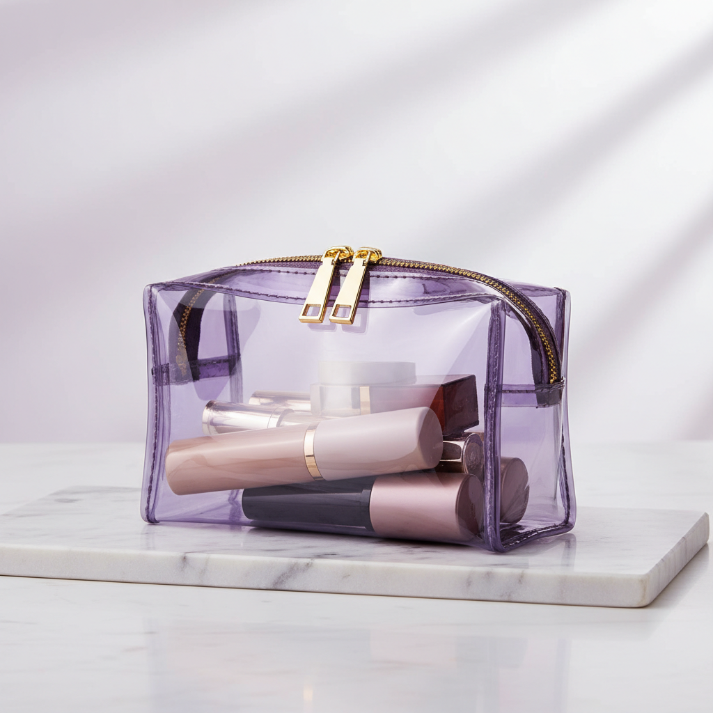 Clear Travel Makeup Organizer Bag