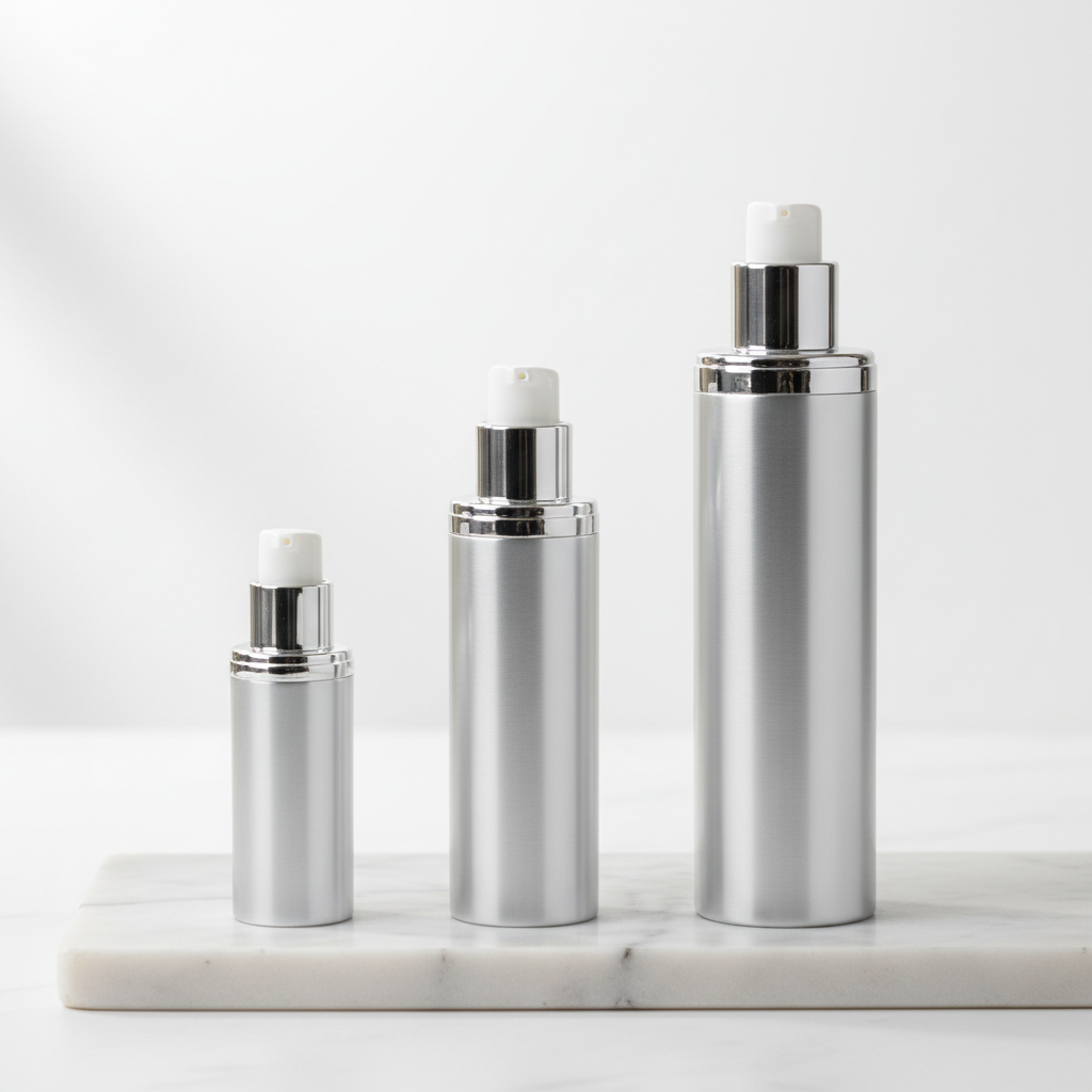 Refillable Airless Pump Bottles – Gold Set of 10
