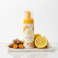 Turmeric & Lemon Foaming Face Wash – Brightening Daily Cleanser with Brush