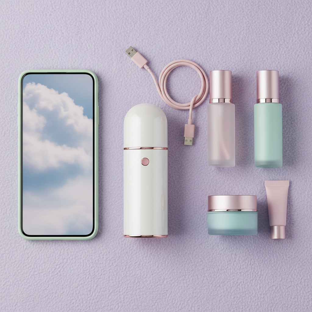 Mini Nano Facial Mist Sprayer – USB Rechargeable