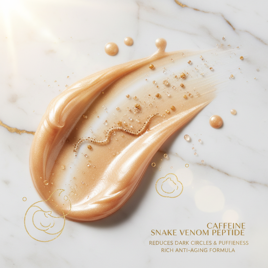 SADOER Snake Venom Peptide Eye Cream – Anti Dark Circles, Puffiness & Wrinkles