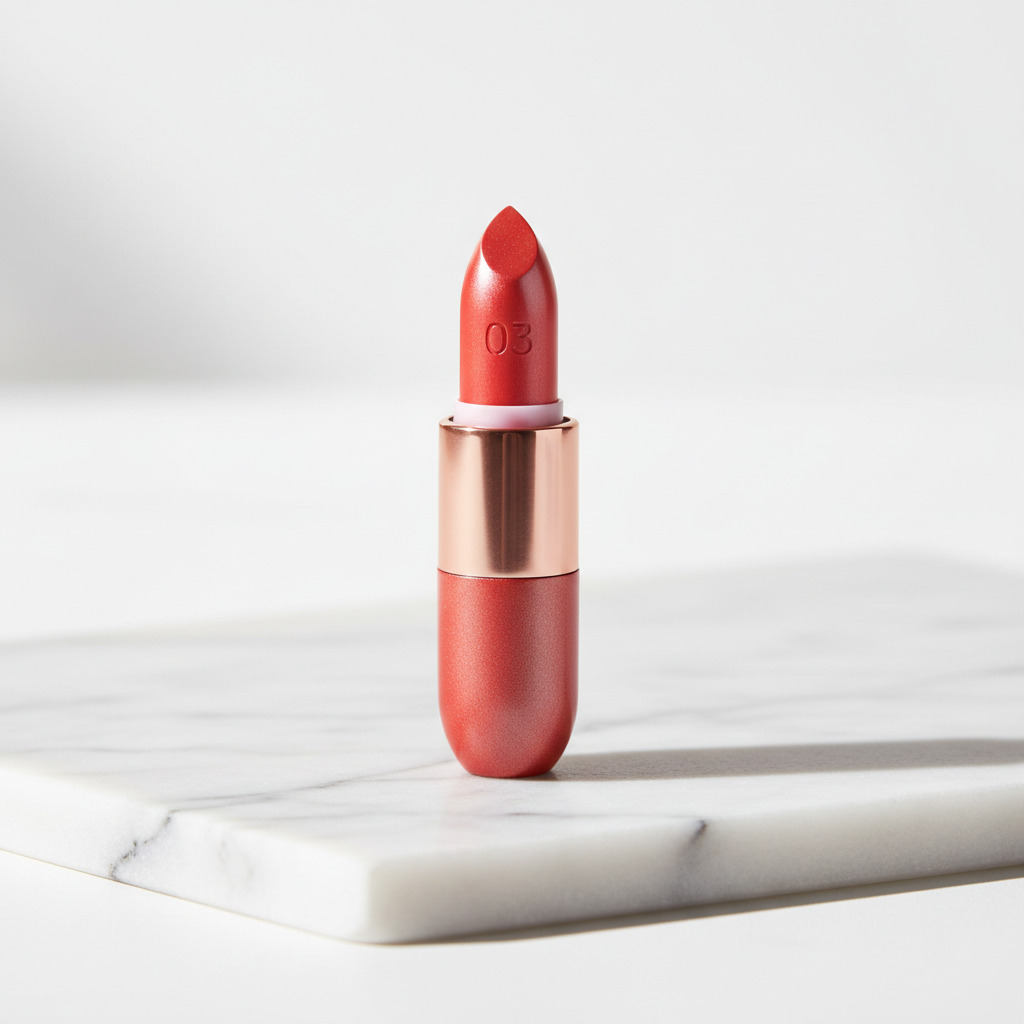 Diamond Pearlescent Lipstick – Waterproof Long-Lasting
