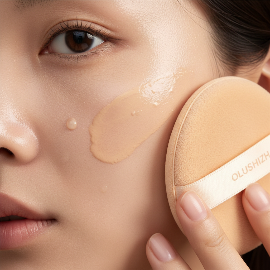 Korean Air Cushion Foundation – High Coverage, Oil-Control & Natural Glow
