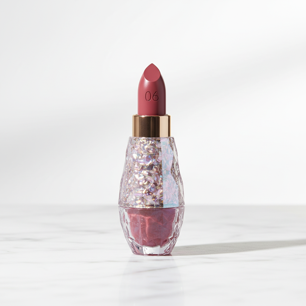 Diamond Pearlescent Lipstick – Waterproof Long-Lasting