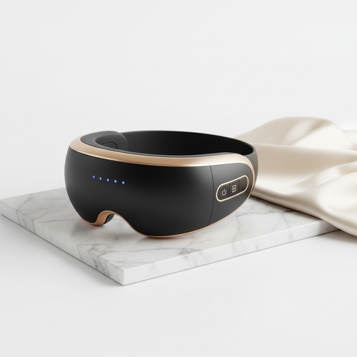 3D Smart Wireless Eye Massager – Air Pressure, Hot Compress & Music for Eye Relief