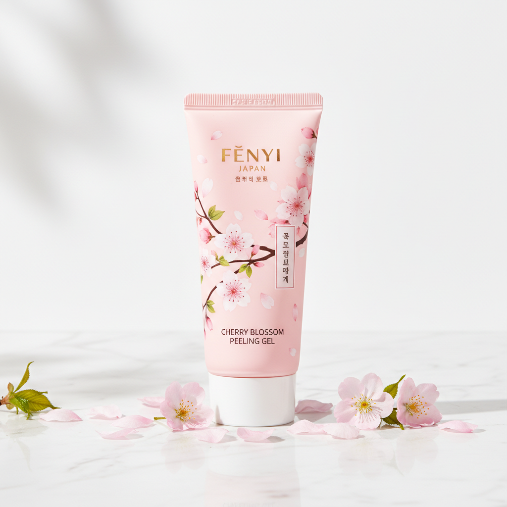Sakura Cherry Blossom Exfoliating Gel – Deep Pore Cleansing & Brightening