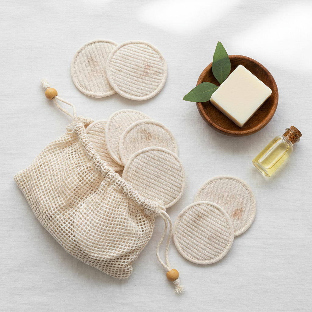Reusable Microfiber Makeup Remover Pads – 10 Pack