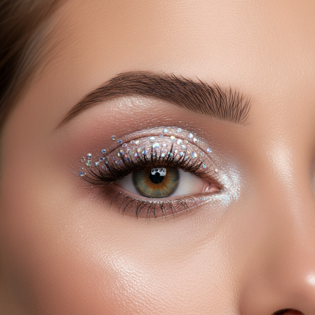 Pearlescent Eyeshadow Palette – Matte, Gloss & Diamond Finish