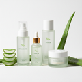Aloe vera skincare set product shot