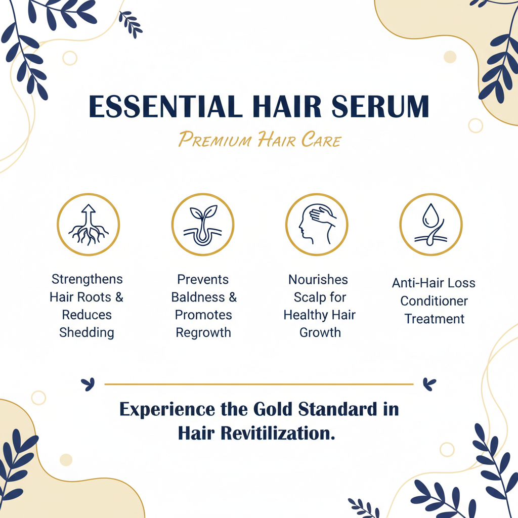 Hair Essential Care Serum – Strengthens Roots, Reduces Loss & Nourishes Scalp