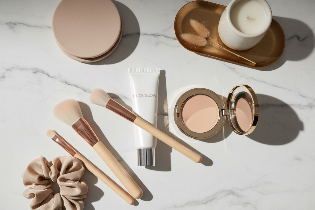 Primer concealer flat lay