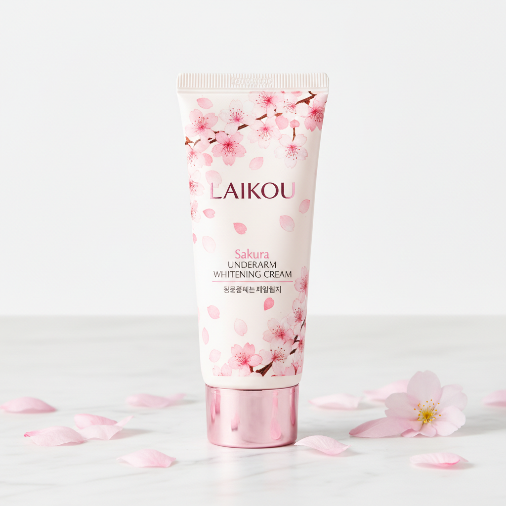 Laikou Sakura Brightening Cream – Underarm, Knees & Dark Skin Areas