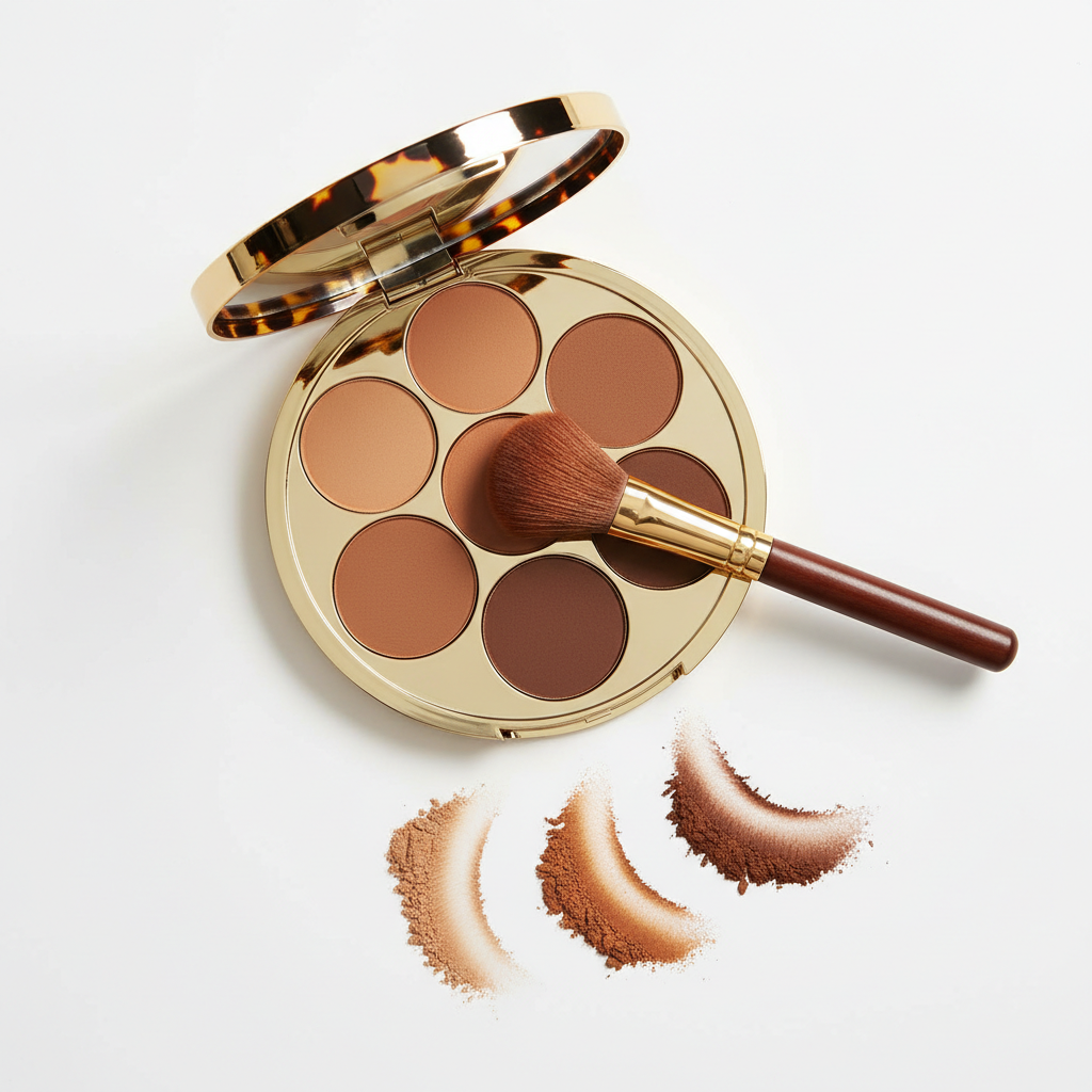 Bronzer & Contour Palette – Matte Sculpting Powder