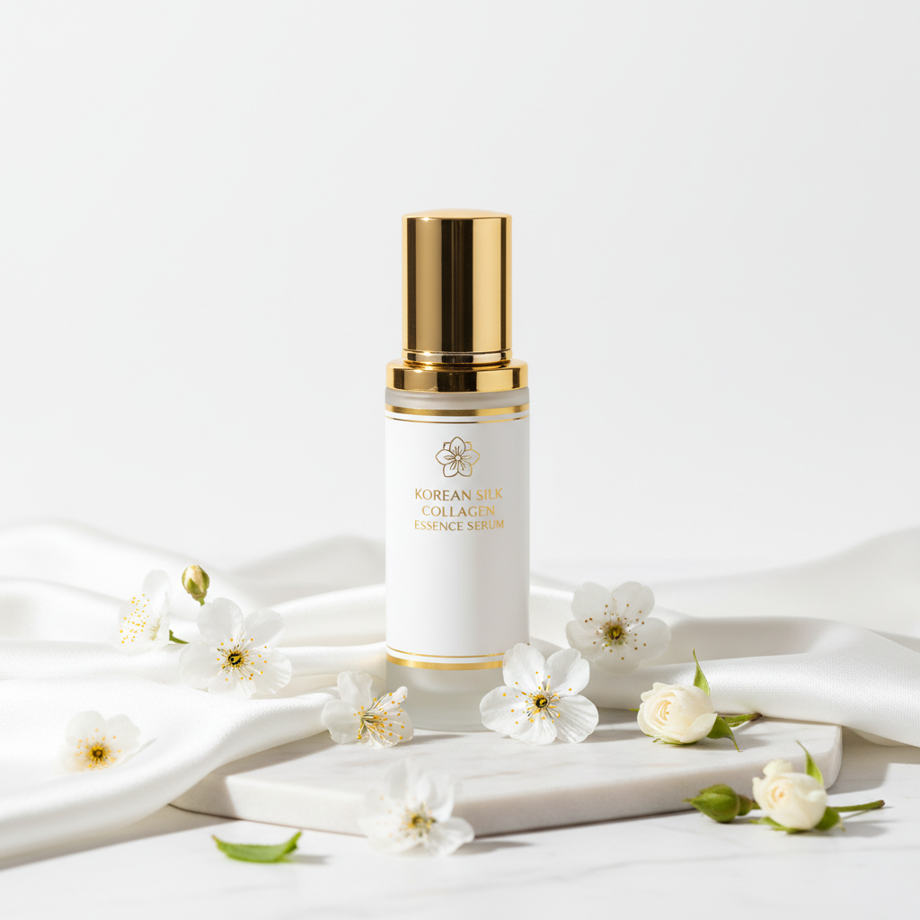 Korean Silk Collagen Essence Serum – Deep Peptide Anti-Wrinkle Firming 40ml