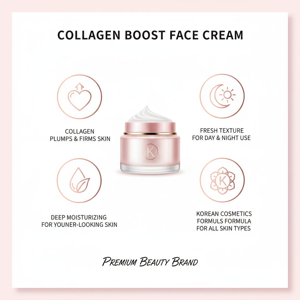 Collagen Plumping Face Cream – Day & Night Moisturizer