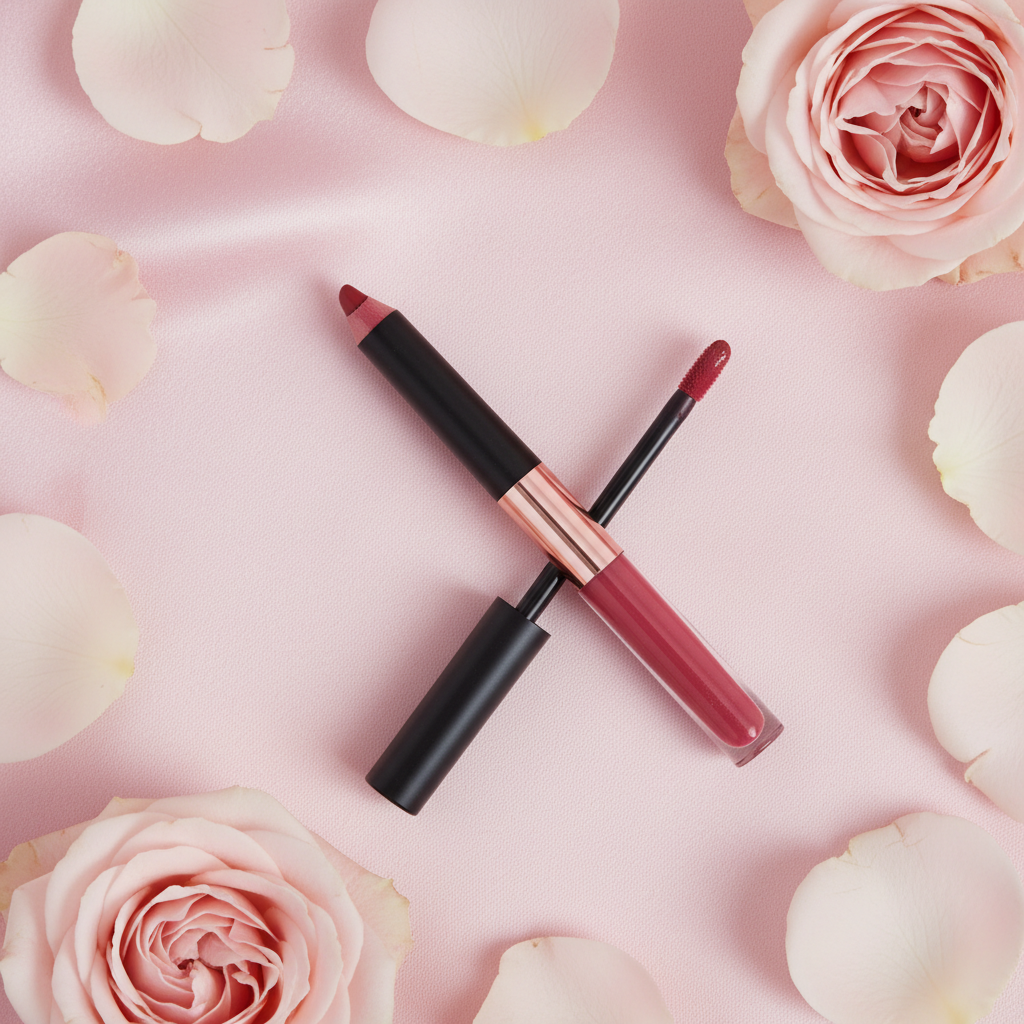 2-in-1 Lip Liner & Lip Stain Pencil – Smudge-Proof