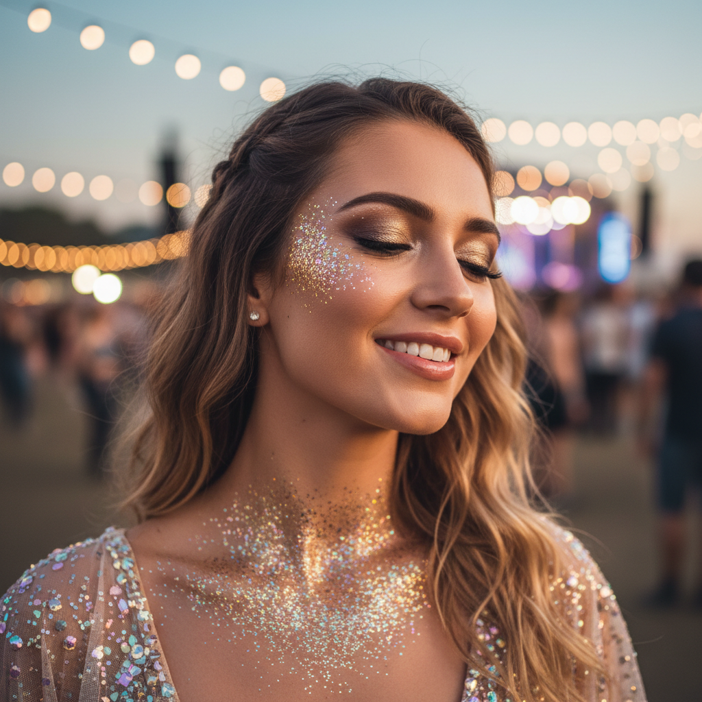 Shimmer Body & Face Glitter – Long-Lasting Festival Glow