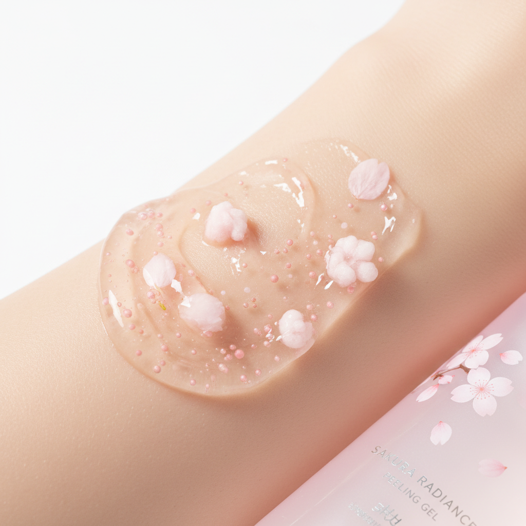 Sakura Cherry Blossom Exfoliating Gel – Deep Pore Cleansing & Brightening